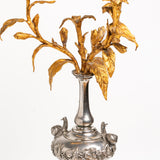 A 19th century French Ormolu and Marble Candelabra