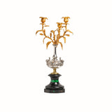 A 19th century French Ormolu and Marble Candelabra